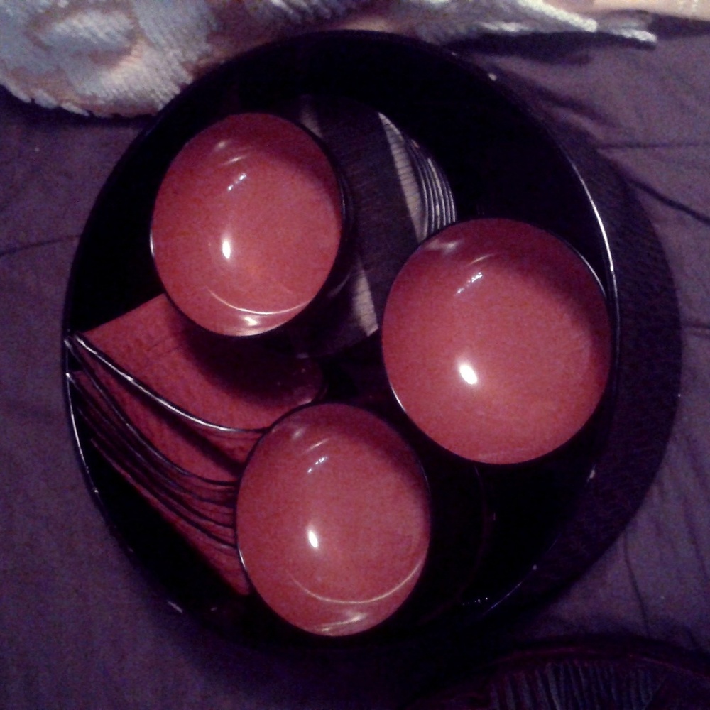 Japanese lacquer picnik set